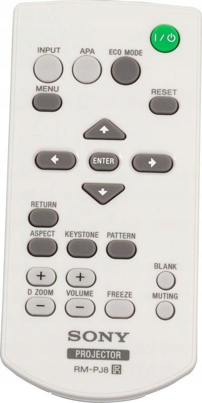 Telekomandë projektori Sony 149046312, me butona, gri