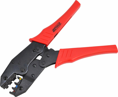 Клешти за кримпување AW-Tools AWTOOLS, 0.5–6 mm², пластична рачка, црвена