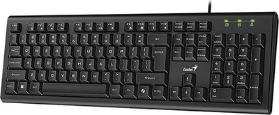 Tastierë Genius KB-113 COPILOT, me kabllo USB, profil i ulët, e zezë
