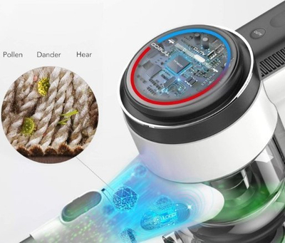 Fshesë me korrent dore Tineco PURE ONE S12, 500W, pa kabllo, e zezë e bardhë