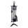 Set veglash për oxhak Flammifera 5 20b, 70 x 21 cm, çelik, i zi