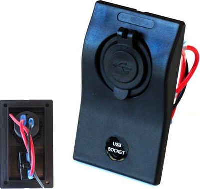Panel karikimi TurboWorks, 2 dalje USB 1A edhe 2.1A, siguresë 5A, i zi
