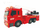 Lodër kamion zjarrfikës Fire Truck L&amp;S Friction, 53 cm, i kuq