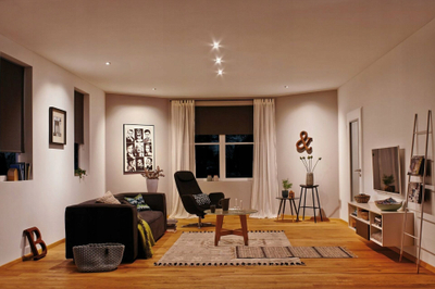 Dritë spot t'avani Paulmann Base 93412, LED 5W, GU10, hekur i furçum