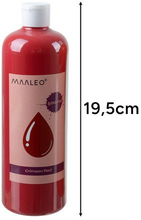Set bojë posteri Maaleo 26340, 12 copë, 500ml, shumëngjyrëshe