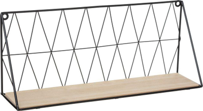 Raft muri Atmosphera, 48 x 12 cm, dru me metal, i zi