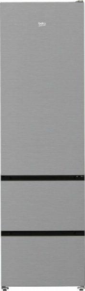 Frigorifer me ngrirës poshtë BEKO B3RGNA 354 HXB1, 351L, 203.5 cm, i argjendtë