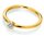 Unazë për femra Hot Diamonds Gemstone DR293, e artë