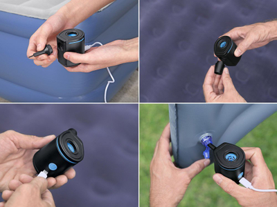 Pompe elektrike Bestway PowerTouch Pocket, portative, me USB, e zezë