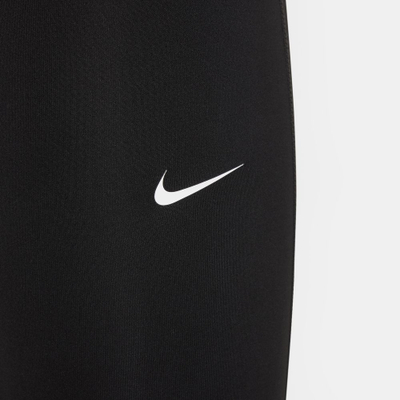 Спортски хулахопки Nike Pro Dri-FIT за девојчиња, еластични, со висок струк, црни
