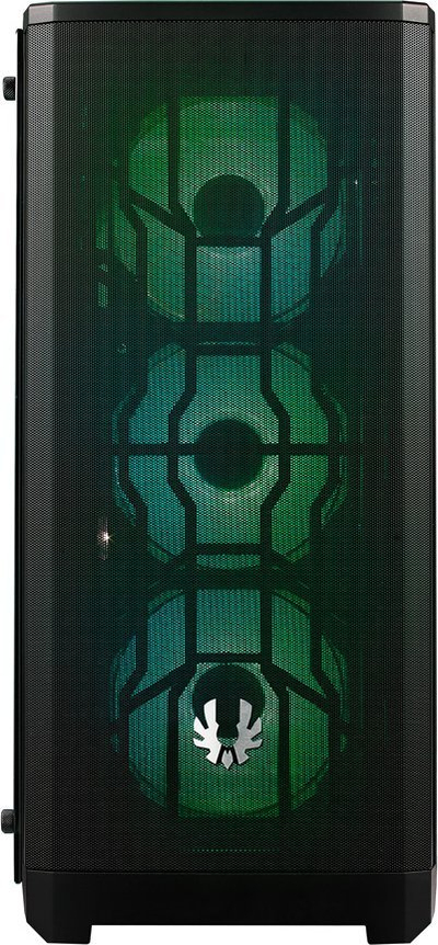 Kuti kompiutri BitFenix Nova Mesh TG RGB, MIDI Tower, me xham anësor, e zezë