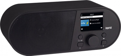 Radio Wi-Fi Imperial I105, ekran 2.4", USB, e zezë