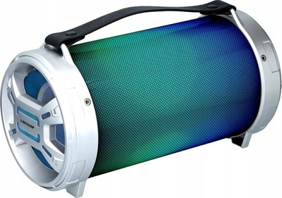 Kaltoparlant portativ Dunlop Bluetooth, 20W, LED RGB, i bardhë