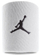 Shirit kyçi Nike Jordan Wristband Terry 101, set 2 copë, i bardhë