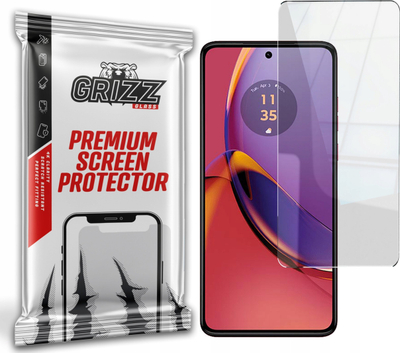Mbrojtës ekrani GrizzGlass HybridGlass për Motorola Moto G84 5G, xham hibrid, transparent
