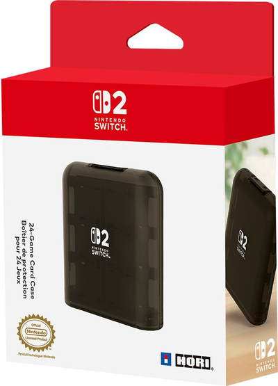 Kuti për Game Cards Hori 24, kapacitet 24 lojëra, për Nintendo Switch, e zezë