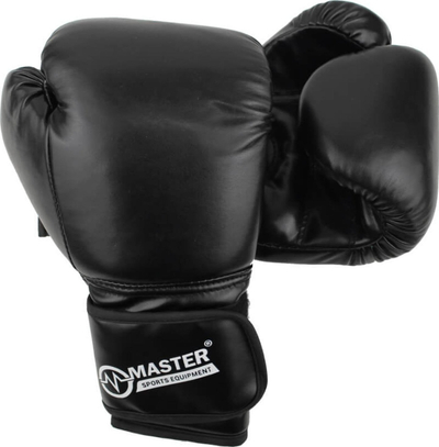Боксерски ракавици Master MASTER, 10 Oz, ПУ кожа, црни