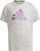 Bluzë sportive për kalamaj Adidas Future Icons, logo e madhe, material jersey, gri melange