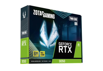 Графичка картичка Zotac GeForce RTX 3050 ZT-A30510H-10L, 6GB GDDR6, PCI Express, црна