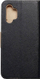 Këllëf portofol Fancy për Samsung Galaxy A32 5G, lëkurë eko, me mbajtëse, i zi gold