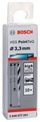 Set shirboresh metali Bosch 2608577201, 3.30mm, 10 copë
