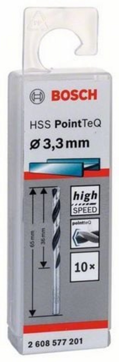 Set shirboresh metali Bosch 2608577201, 3.30mm, 10 copë