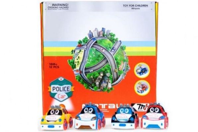 Makina për fëmijë Mega Creative Auto Police Metal, 8 cm