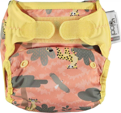Повторно употреблива пелена Close Caboo Swaddle Pop in AIO V2 Cheetah, со влошка од бамбус, 3 16 kg