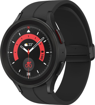 Smartwatch Samsung Galaxy Watch5 Pro 45mm, Bluetooth, 16GB, titan i zi