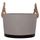 Vazo e brendshme TRYLL HM4690L, fiber cement, 40cm, gri me litar