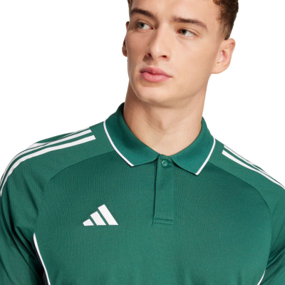 Поло adidas Tiro 25 Competition M JY1897, за мажи, рециклиран материјал, бела