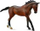 Figurinë kal Thoroughbred Collecta Deluxe, shkalla 1:12, ngjyrë kafe