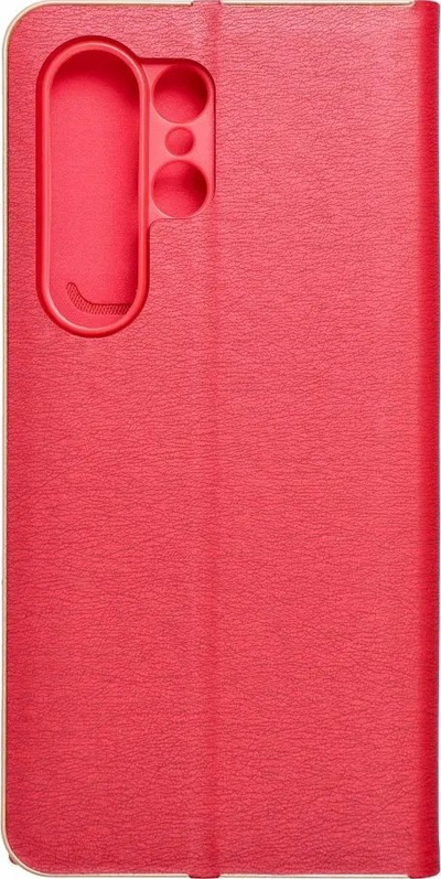 Këllëf libri Vennus për Samsung Galaxy S24 Ultra, lëkurë eko, me magnet, i zi
