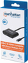 Adaptor USB‑C Manhattan, HDMI 4K 60Hz, Power Delivery 60W, i zi