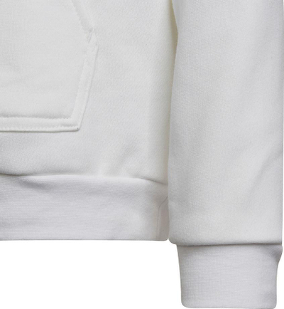 Bluzë me kapuç Adidas Entrada 22 Hoody Jr HG6303, për kalamaj, e bardhë