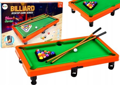 Lojë bilardo tavoline Lean Toys Neon Series, 47 x 26 cm, portokalli