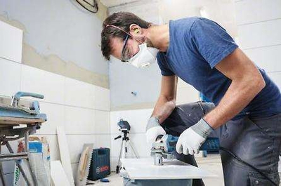 Сува дијамантска бургия за отвори Bosch Dry, 45 mm, за керамика, сива
