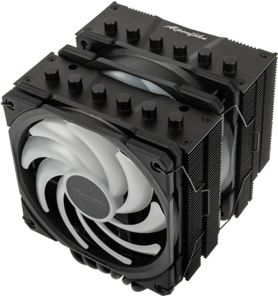 Ладилник за процесор Alpenföhn Brocken 4 Max ARGB, 2x 120mm, за десктоп, црн