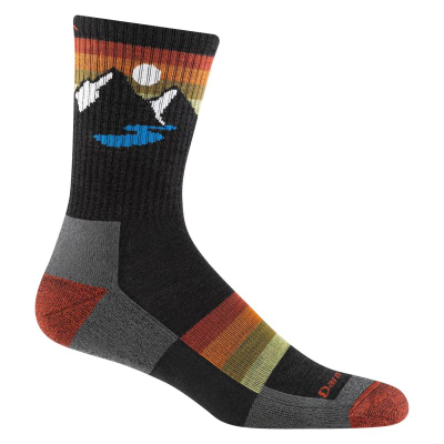 Çorape hiking Darn Tough Sunset Ridge Micro Crew Lightweight 6111, lesh merino, forest