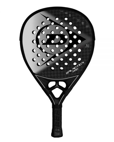 Raketë padeli Dunlop Galactica Pro 12K, karbon 12K, Pro EVA, e zezë me argjend