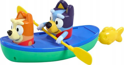 Lodër banjo Bluey Canoe, varkë lundruese, me figurina, shumëngjyrëshe