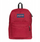 Ранец Jansport Superbreak One, една главна преграда, преден џеб со патент, црвен