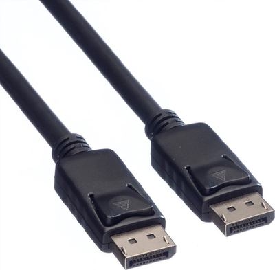 Kabllo DisplayPort ROLINE DP në DP, 1m, e zezë