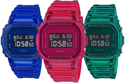 Orë dore për meshkuj Casio G-Shock DW-5600SB-2ER, e kaltër