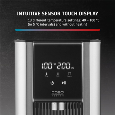 Dispenser uji i nxehtë Caso HW 620, 2.7L, me rregullim temperature, i zi