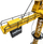 Lodër vinç 678 Tower Crane, 128 cm, me telekomandë, i verdhë