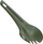 Enë kampingu Wildo Spork, 16.5cm, plastike pa BPA, jeshile ulliri