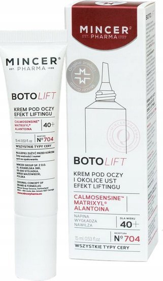 Krem konturi për sy edhe buzë Mincer BotoLift Eye Cream 40+ N704, 15ml, me efekt lifting