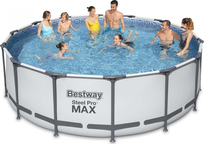 Pishinë Bestway Steel Pro Max 5612X, 427cm, set 12 në 1, blu