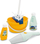 Сет за игра за чистење Ecoiffier Cleaning Cart, со количка и рачна правосмукалка, повеќеобоен